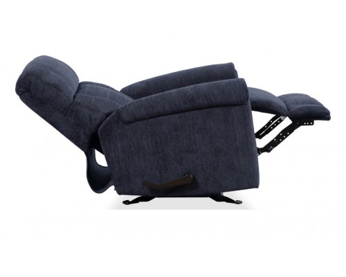 Classic Nocturne Fabric Perfect Match Gliding Recliner